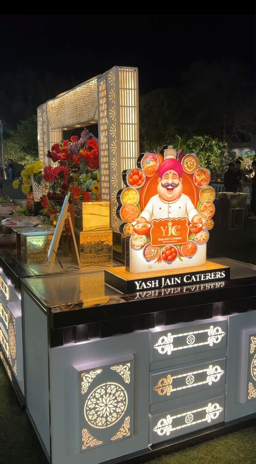 Event catering setup